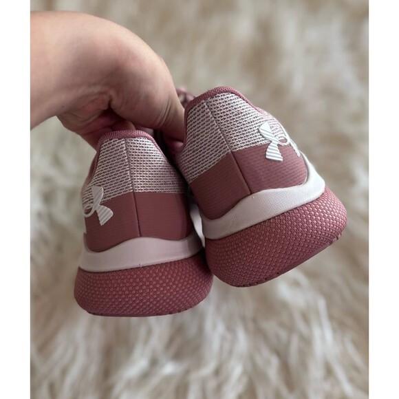 Under Armour HOVR Turbulence 2 Running Shoes Pink Rose Size 10 - Picture 10 of 12